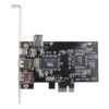 178a3bc13f530f7f PCIe Firewire PCI-E 2A+1 Mini-A 1394A Video Capture Card VIA VT6308P Chip Support IEEE1394 400 Mbit 2+1 Port PHY
