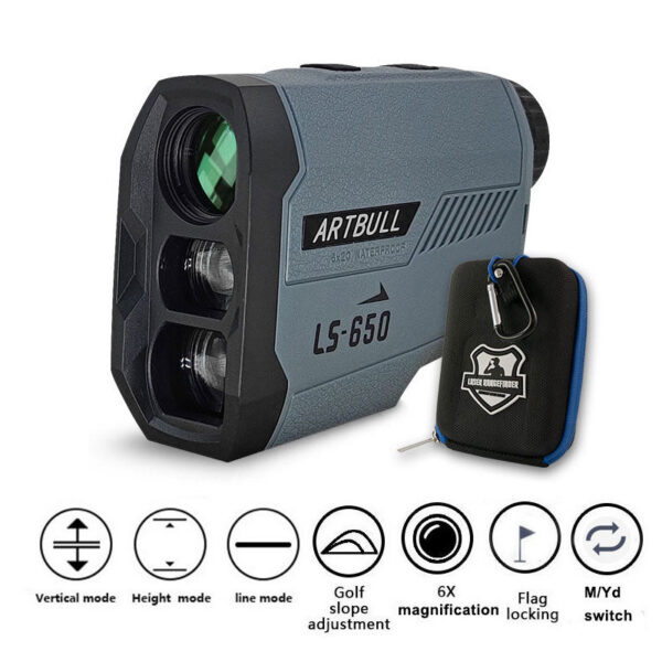 178d35d6fedf5ca5 ARTBULL Golf Laser Rangefinder 1000M 650M Telescope with Flag-Lock Slope Pin Distance Meter for Hunting Monocular