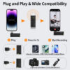179215b801d5dffd Ulanzi A100 Wireless Lavalier Microphone Professional 20M Audio Video Voice Recording Mic for iPhone 16 15 Android Phone Camera