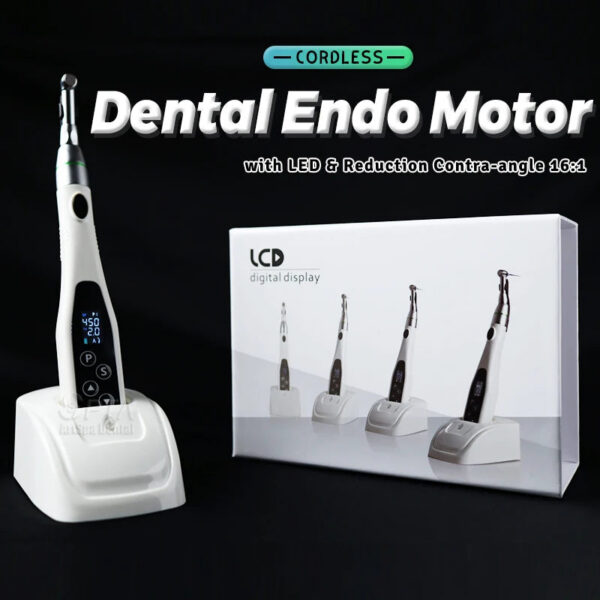 179fa7205a65fe30 SPTA 16:1 Contra Angle Low Speed Turbine Handpiece with Reciprocating Root Canal File Endodontic Treatment Dentistry Materials