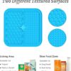 MateeyLife 3PCS Lick Mat for Dogs and Cats with Suction Cups, Dog Lick Mat for Anxiety Relief, Dog Toys to Keep Them Busy, Dog Enrichment Toys for Bathing, Cat Peanut Butter Lick Pad for Boredom