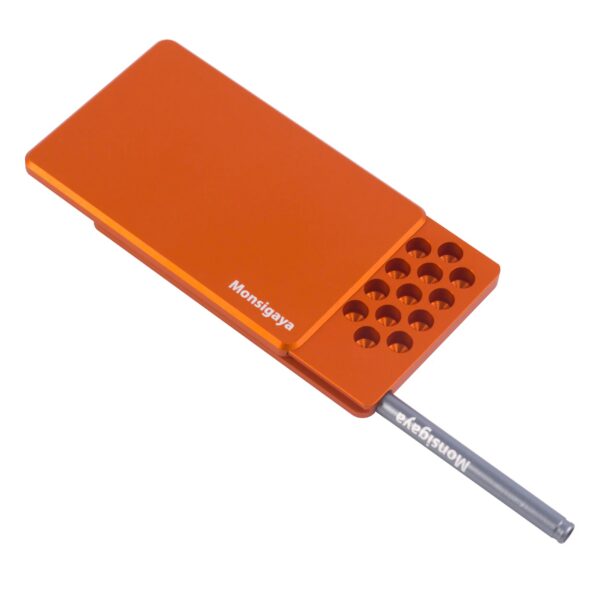 17a42f1e2869dde1 45 Compartment Metal Snuff Box with Built in Metal Alloy Straw Snuff Kit Snuff Wallet