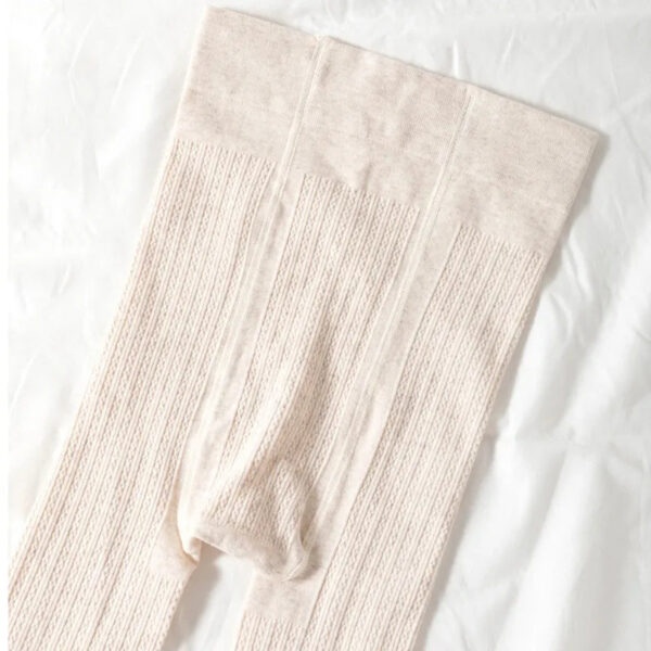 Autumn Winter Pantyhose Cotton Knitted Twist Stockings Colorful Warm Striped Women Full Foot Tights 201109