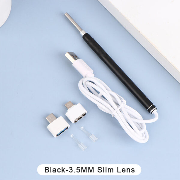 17d680a0494576c3 Smart Visual Earpick Endoscope Spoon Cleaner Camera Otoscope Ear Wax Remover Earwax Removal Tool Support Android PC Type-c