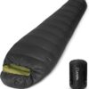 17f0bfabdf5a6f12 ATEPA Down Sleeping Bag for Adults, 650FP Recycled Mummy Cold Weather Ultralight 3 Season Waterproof Compact Packable Sleeping Bag with Stuff Sack & 15D Nylon Shell for Backpacking Camping Hiking