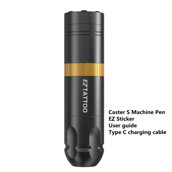 17f5d76e6631c9e6 EZ Caster Wireless Cartridge Tattoo Machine pen Rotaty Battery Pen with Portable Power Pack 1500mAh LED Digital Display