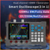 3in1 Digital Multimeter Signal Generator Dual Channel 120Mhz Bandwidth 250MSa/s Sampg Rate Handheld Oscilloscope