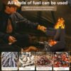 1815dd4deca3d31d Uniflasy Portable Rocket Stove for Cooking, Wood Burning Mini Stove with Storage Bag, Ideal for Outdoor Cooking, Camping, Backyard BBQ, and Hiking, Durable and Compact Camping Stove