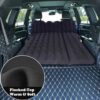 18165e32166f197e SUV Air Mattress with Cup & Phone Holder, Flocked-Top Inflatable Car Mattress with Two Air Pillows & Electric Air Pump, Ideal SUV Mattress for Camping, Travel, and Road Trips (Grey)