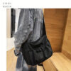 1827949690060f63 Kpop Nylon Crossbody Bag, Multi Pockets Shoulder Bag, Casual Messenger Bag For School Travel
