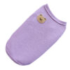 18324ade5724679b Bear Thickened with Veet Dog Clothes Cat Solid T-shirt Clothing Dogs Thin Small Fashion Chihuahua Pug Pet Vest York