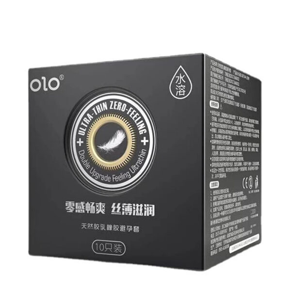 OLO ULTRA THIN CONDOM 0.01 Feeling Penis Sleeve Hyaluronic Acids Rubber Latex Ejaculation Delay Dotted Condoms Intimate Sex Toy