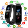 183e24f493a72601 M5 Watch Color Screen Step Counting Multi Sport Mode Message Reminder Photography Music Remote Control Smart Band