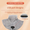 Electric Heating Shoulder Neck Pad Cervical Wrap Three Gear Thermal Compress Massager Vibration Shawl Warm Back Tool Relax Brace