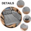 186b2c2263eead56 Vextone Inflatable Air Mattress Rear Back Seat Car Bed - PVC Thickened Travel Camping Air Mattress for SUV Cars, Gray Sleeping Car Mattress - Universal Fit, with Pillows, Piers, Repair Pad