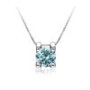 187d17575e5522b1 JoyceJelly 1ct D Color VVS Moissanite Pendant Necklace For Women Classic Design Sterling Sier Jewelry Diamond Test Passed