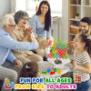 32PCS Tetra Tower Fun Balance Stacking Building Bloc Board for Kids Adults Friends Team Dorm Family Game Night and Partie