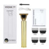 Men Electric Trimmers Set USB Rechargeable Hair Clipper Retro Double Cutter Head Shaver Beard Razor Haircut hine X0625