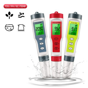 18e6aa29206b674a Multifunctional Meter Waterproof Water Quality Tester PH/TDS/EC/Temp Detector PH Test Pen with backlight for Aquarium Pool