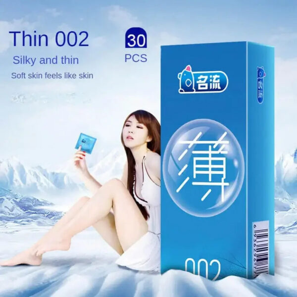 30pcs MingLiu Super Ultra Thin Condoms Intimate Condone Good Sex Products Natural Rubber Latex Penis Sleeve long-lasting For Men