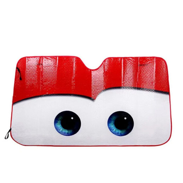 Solar Protection 4 Colors Eyes Heated Windshield Sunshade Car Window Windscreen Cover Shade Auto Sun Visor Car-covers