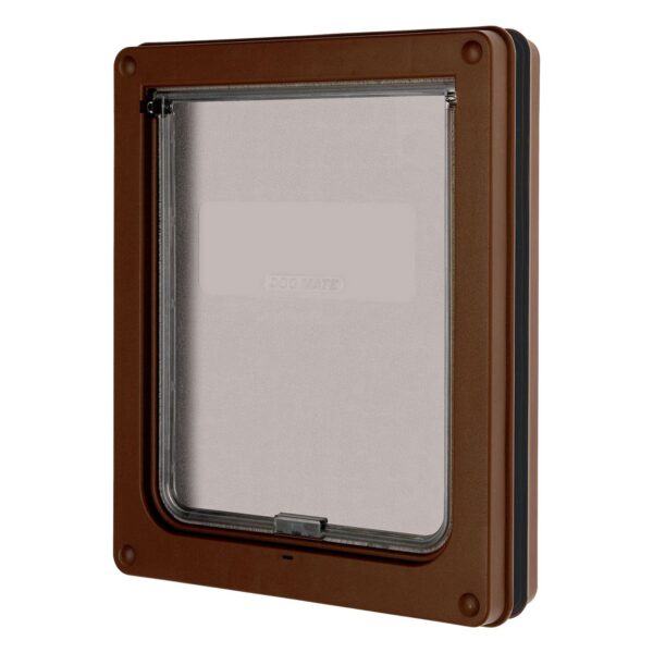 Security Flap Door For Dog Kitten Cat Puppy Safety Gate PVC Plastic Small Pet Supplies