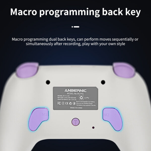 1933927937fb37e6 ANBERNIC RG P01 RGP01 Gamepad Wired Wireless Bluetooth RGB Hall Effect Joystick XBOX Game Controller for PC Android IOS Steam