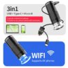 1934f62a0be0bdde Wireless Digital Microscope 50X-1000X Magnification Portable Handheld USB Microscopes with Flexible Stand For iPhone Android PC