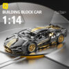 1936d20fb7e6bfc9 ToyX 1:14 Supercar Building Block Toy Optional Power Group 14+ Technology Design Christmas Gift for Adults and Kids With Box