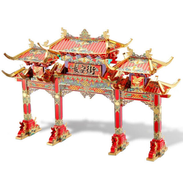1937c75f66502fff Piececool 3D Metal Puzzle Adult Chinese Style Building Kits DIY Model for Jigsaw Toy