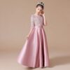 Kids for Girls Costumes Wedding Birthday New Year Party Evening Elegant Princess Summer Children’s Dress 4-12 Years K47
