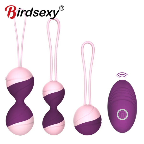 194cd40ac7d1bf7c Kegel Balls Vibrating Egg Sex Toys for Woman Wireless Remote Vaginal Tighten Exercise 10 Speed Vbrator Adult Sex Toys for Woman