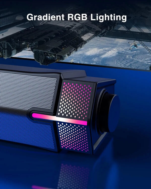 195bab8231d2ea0c Jeecoo M20 Bluetooth Computer Speakers for PC Desktop Monitor, Wired USB-Powered,Combine/Separate to Customize Your Desk