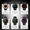 19624b8e46d4c346 New GPS Track Smart Watch Men AMOLED HD Screen Outdoor Sports Fitness Heart Rate NFC IP68 Waterproof Bluetooth Call Smart Watch