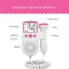 1972706549052132 Household Doppler Fetal Heart Rate Monitor for Baby Pregnancy Heartbeat Detector LCDdisplay Pulse Meter No Radiation Stethoscope