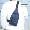 1983397d5106e19d Men New Leisure Fashion Trend One Shoulder Chest Outdoor Sports Multi Functional Crossbody Bag