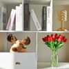 Mandy's 20pcs Red Artificial Tulip Silk Fake Flowers 13.5" for Mother's Day Easter Valentine’s Day Gifts in Bulk Home Kitchen Wedding Decorations