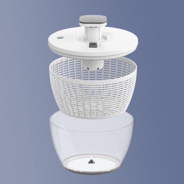19894eabc141cd42 Press Type Vegetable Fruit Dryer Household Large Capacity Dehydrator Kitchen Accessories Drain Salad Basket Gadgets