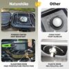 Naturehike 2 Burner Folding Camping Stove, Portable Propane Gas Stove with Carry Bag, 16000 BTU High-Performance Camp Stove with ETL Certification, Adjustable Burners & Piezo Ignition