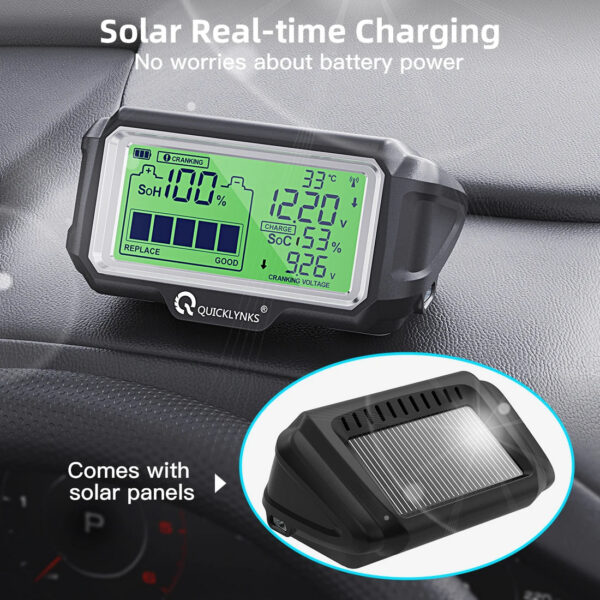 19a6710b61ec3c32 QUICKLYNKS BM5-D 12V LED Battery Tester Monitor Head Up Display Professional Battery Health Tester Analyzer Charging Tester Tool
