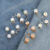 19d9bd8b00bf2b68 2pcs Skirt Pants Tighten Brooches Jeans Adjustable Waist Clip Button Pearl Women's Brooch Set DIY Clothing Accessories