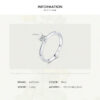 Modian Sterg Sier 10 Hearts Clear CZ Simulated Dia Simple Wedding Bands Ring For Women Statement Engagement Jewelry