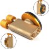 Camping Nozzle Bottle Convert Adapter Connector Stove Connector for Camping Gas Butane Canister to Screw Gas Cartridge Gas Canisters for Camping Stove （Long Tube)
