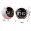 19e8d499b68927ae Night Cute Expression Child Alarm Clock Voice Controlled Light Multifunctional For Home Thermometer