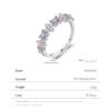 19e9e5e3f8159a74 MODIAN 925 Sterling Silver Lucky Four-Leaf Clover Zirconia Eternity Band Rings For Women Fine Wedding Jewelry Accessories