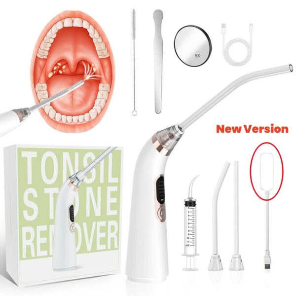 1a0f488de30cbaab Electronic Vacuum Tonsil Stone Remover Kit with 5 Suction Modes 10in1 Tonsil Stone Cleaner Mouth Cleaning Tool Oral Fresh Care
