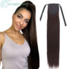 1a22cec608253781 Curly Extensions Clip in Synthetic Drawstring Ponytail Wig Long 32Inch Water Wave Afro Pony Tail Women Hairpiece False