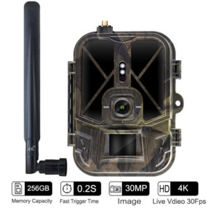 4G 4K 36MP Wildlife APP Video Photo Hunting Trail Camera Invisible IR LED Night Vision 120 Detection IP66 Waterproof Cam
