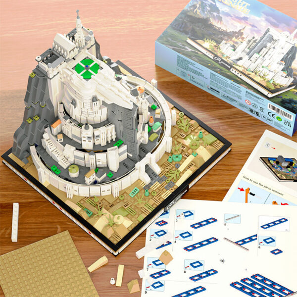 1a43002e2c3a7965 The Rings Minas White City Tirith Street View Assembly Model Building Block Movie Scene Architecture Puzzle Toys For Boys Gifts