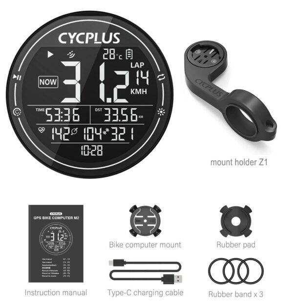 1a4a400ddd7b6bd0 CYCPLUS M2 Cycling Bike Accessories GPS Bicycle Computer Wireless ANT+ BLE 5.0 Waterproof Speedometer Bikes Cyclocomputer